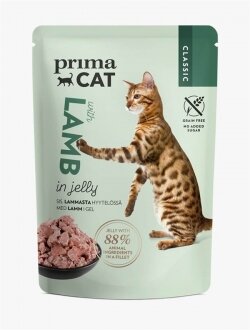 Prima Cat Kuzu Etli Jelly Tahılsız 85 gr Kedi Maması kullananlar yorumlar